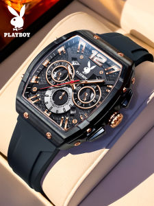 Playboy(Playboy) | Skeletal Waterproof Tonneau Shaped Fashion Watch