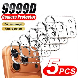 AKABEILA | 1-5pcs Full Cover Camera Lens Protector For iPhone 17 Pro Max 16 15 14 Plus 11 Pro Max 12 13 Mini 17 Air Anti-scratch Glass