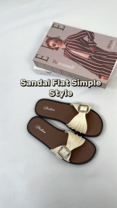 YooWoo Sandal Wanita / Sandal Teplek Wanita / Sandal Slop / Sandal Wanita Elegan / Sandal Wanita Korean Style