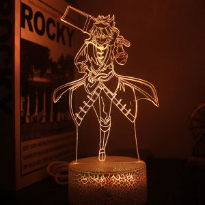 สีสันเปลี่ยนถัง Breaks The Sky รุ่นขาตั้งจอแสดงผล Xiao Yan ตุ๊กตา Suo Er Yunyun เจ็ดสี Devouring Python Night Light