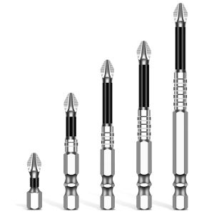 K5 Non-slip Bit S2 High Hardness Drill Bit 5A Black Non-slip Cross Drill Bit Electric Drill Electric Screwdriver Bit