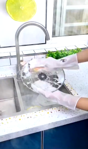 Găng Tay Cao Su Con Hươu Siêu Bền Dai Bao Tay Cao Su Găng Tay Rửa Chén Chống Ăn Mòn Bảo Vệ Đôi Tay