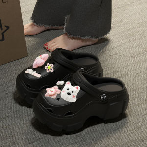 BAIMUQINGCHEN | Breathable Slip-Resistant Thick Sole Sandals 3.8 cm Heel Womens Casual Beach