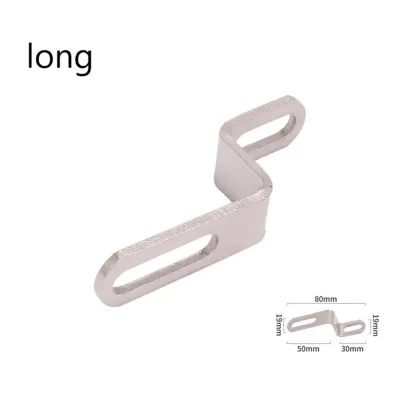Motorcycle Exhaust Muffler Pipe Z Type Mounting Clamp Bracket Universal Stainless Steel Exhaust Pipe Bracket Accessories