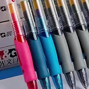 Bút Bi Gel Đầu Bi Lăn 0.5mm GP1008 Mực Carbon Dành Cho Học Sinh Thi Cử Thiết Kế Đầu Bi Dạng Đạn Dùng Để Vẽ Tranh Vẽ Đồ Họa.