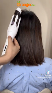 Automatic Hair Curler Fast Heating Ceramic Curling Wand 3 Temperature Settings Portable Roll Straight
