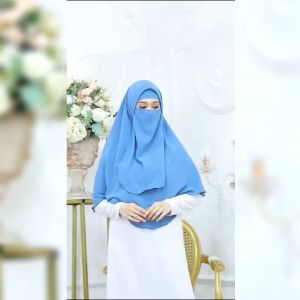 BISA COD Hijab Syari Non Pet Kode Piko Melingkar Uk-XL Bahan Kringkel Premium By Ory AjeZas Collect