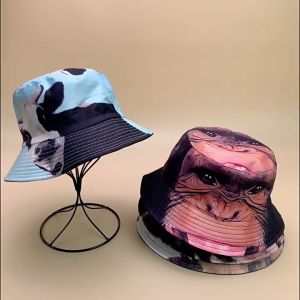 หมวกบักเก็ต สไตล์วิลเทจ หมวกแฟชั่น หมวกพิมพ์ลาย หมวกย้อนยุค วัยรุ่นสร้างตัว ผ้าฝ้ายเกรดพรีเมี่ยม พร้อมส่งไวจากไทย