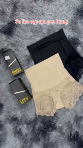 Quần gen bụng cạp cao chất su lụa mịn phối ren hoa định hình eo thon gọn chéo siêu ôm tôn V3 mặc cực kỳ ôm dáng. Mã S68