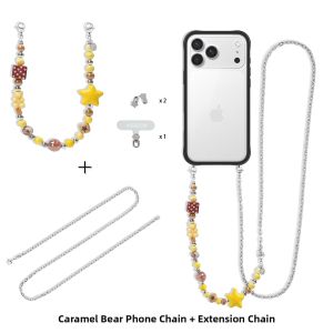 FUNNY RICH | Caramel Bear Star New Style Elegant Lengthened Womens Phone Chain