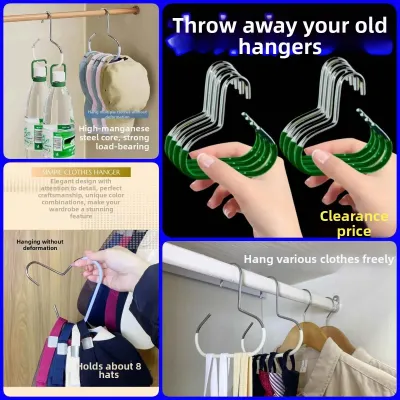 Organizer-Recommended No-Drilling Deformation-Free Hat Hoop Hanger