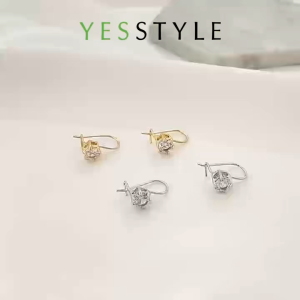 Yesstyle Anting Permata Desi Model Xuping Anting Emas Silver Aksesoris Wanita