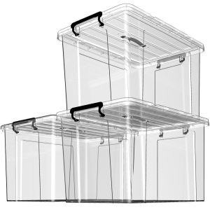 Transparent Large Capacity Storage Box For Clothes Toys And Quilts