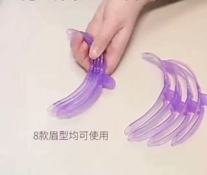 eyebrow pencil set beginner non-toxic material paste full set accurate positioning female bendable ruler trimming knife eyebrow aid