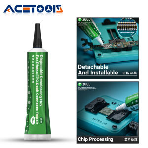 2UUL SC97 10CC Disposable Desoldering Flux Paste 15ml Soldering Oil for Mobile Phones Electronic Welding Dock Connector Repair