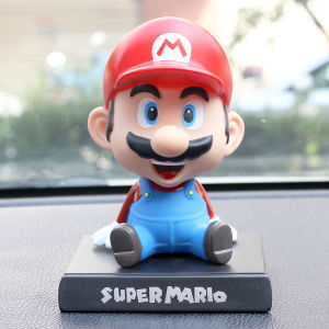 BONINGYU | Super Mario Bros Bobblehead Car Interior Ornament