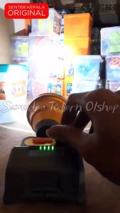 KOMPLIT Senter Kepala KISEKI ORIGINAL LED Cas Super Terang HeadLamp Daya 150 Watt Baterai 15.000mAh Tahan 36 Jam