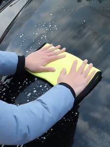 Z-Gadget⚡ Dual Layer Microfiber Car Cleaning Towel Multipurpose High Water Absorption Plush Wax Polish Cloth Kain Lap Kereta 抹布