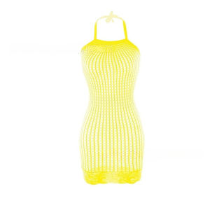 1PC Nữ Lưới Cá Gợi Cảm Che Ngang Xuyên Qua Khoét Hở Bodycon Đồ Bơi Co Giãn Nylon Mùa Hè Đi Biển Dành Cho Độ Tuổi 25-34