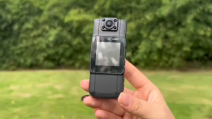 ​​กล้องติดตัว Full HD 180° - หน้าจอ IPS+เลนส์มุมกว้าง/มองกลางคืน ชาร์จUSB+แบตเตอรี่ถอดเปลี่ยนได้ สำหรับปั่นจักรยาน-ท่องเที่ยว​​