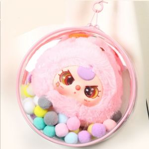 Labubu V2 V1 & Baby three V3 & Upsetduck Túi đựng búp bê di động 15Cm Túi đựng búp bê Cotton dày mặt dây chuyền