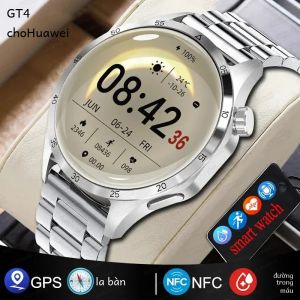 Đồng Hồ Thông Minh Huawei Watch 4 Pro GPS Gọi Bluetooth NFC Màn Hình AMOLED Theo Dõi Nhịp Tim Đường Huyết Cho Nam Nữ