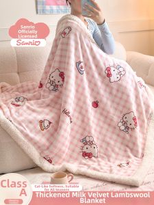 Kiss Dear | HelloKitty Milk Velvet Blanket