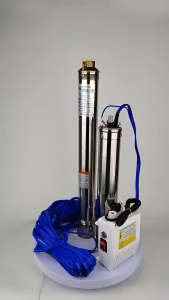 3-Inch Deep Well Submersible Pump 2HP 220V 60Hz With Control Box for Home Garden Agricultural Industrial