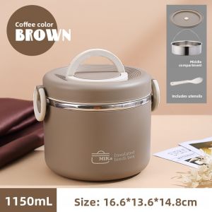 FSJP | Double Layer Insulated Lunch Box Large Capacity