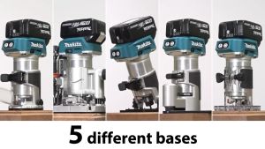 (Free replacement)Makita DRT50 Cordless trimming machine wood Brushless Lithium battery Carpenter Multifunction Wood mill sloter 18V electrical tools