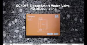 Sonoff | SONOFF SWV SONOFF Water Valve SWV BSP Zigbee IP55 Irrigation System Setting Controller Home Automate Compatible with Ewelink