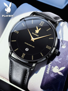 Playboy(PLAYBOY) | Mens Mechanical Watch Leather Strap Waterproof