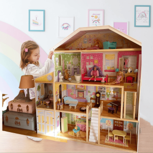 Gift Victorian Wooden Villa for Role Playing