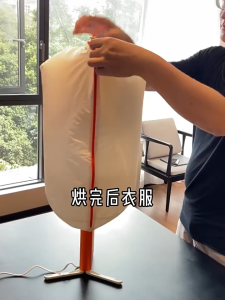 Memkoie Pocket Foldable Clothes Dryer GY-01 Travel Pocket Dryer Portable Clothing Drying Machine Dry clothes machine Underwear Socks Sterilization Disinfection Clothes Drying Rack Hanger Gift Hanging Hot Air Circulation