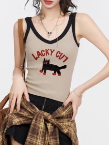 Integrated Bra Tank Top Thin for Summer