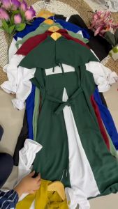 SELENA KIDS SETELAN GAMIS HIJAB ANAK PEREMPUAN 4-11 TAHUN BAHAN CRINKLE BAJU GAMIS ANAK VIRAL