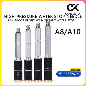 50Pcs/Bag High Pressure Grouting Injection Packer Aluminum Water Stop Needle Grout Packer Nozzle