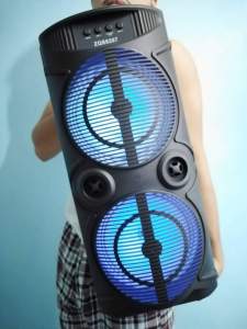 KARAOKE BIG BLUETOOTH 8*2 SPEAKER AUXILLARY FMRADIO FREE MICROPHONE REMOTE