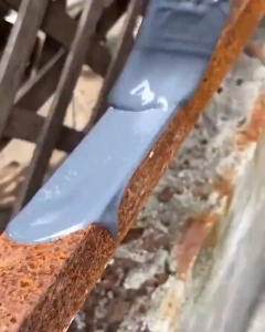 3 IN 1 paint for Metal Primer Paint Anti-rust Paint Metal Steel Stainless Metallic Rust Converter Remover Home Outdoor Coating for Rusty Metal Steel Stair Railings Rusty Color steel tile Motorcycles Tricycle