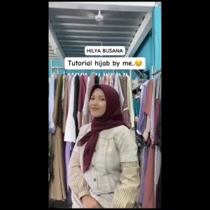 Jilbab Voal Segiempat / RAUNA / Plain Scarf / Fashion Muslim 2023 / FREE IKAT RAMBUT (SCRUNCHIE)