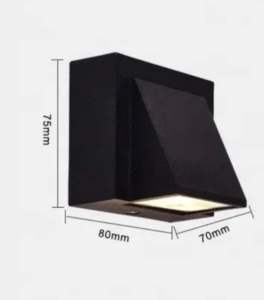 【COD & Ready】Rohstar 3W 6W 220V LED up and down outdoor balcony exterior wall stairs terrace courtyard and indoor waterproof wall lamp for Home bedroom
