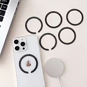 Magnet Magnetic Holder Ring Magsafe Mag Safe ALL PHONE Hitam (BISA UNTUK SEMUA TIPE HP)