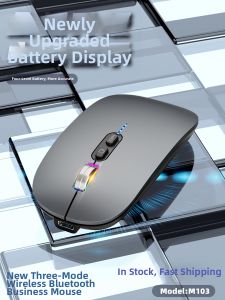 KUNYI | Rechargeable Bluetooth Wireless Mouse For Gaming & Office Dual Mode