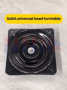 Rotator Kotak Ring Meja Putar Besi Hitam 6 8 10 Inch Ring Meja Putar Kursi Meja Makan