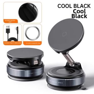 RQZN | Vacuum Suction Magnetic Charging Car Phone Mount