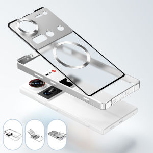 For ZTE Nubia Z70S Ultra Case 6.85“ Push Pull Matte PC Hard Shockproof Phone Case For ZTE Nubia Z70 Ultra Bumper Back Cover