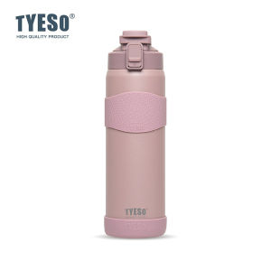 TYESO | TYESO Vacuum Flasks Insulated Water Bottle 24H Cold 12H Hot Stainless Steel Leakproof Sports Bottle for Gym Travel Drinkware
