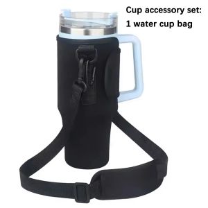 1 CÁI Túi Đựng Bình Nước 40oz Có Dây Đeo Vai Có Thể Điều Chỉnh Bao Đựng Bình Giữ Nhiệt Vỏ Bọc Cốc Cho Đồ Uống Khi Di Chuyển
