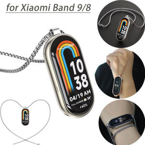 New Strap Necklace for Xiaomi Smart Band 9 8 NFC Bracelet Band 9 Smart Watch Neck Decoration Pendant for Mi Band 8 9 Accessories