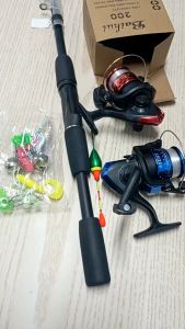 Joran Pancing Full Set: Gagang EVA & Gulungan Pancing 18m 21m